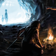 Illustration for article titled Concept Art Writing Prompt: Aliens Encounter the Cavepeople